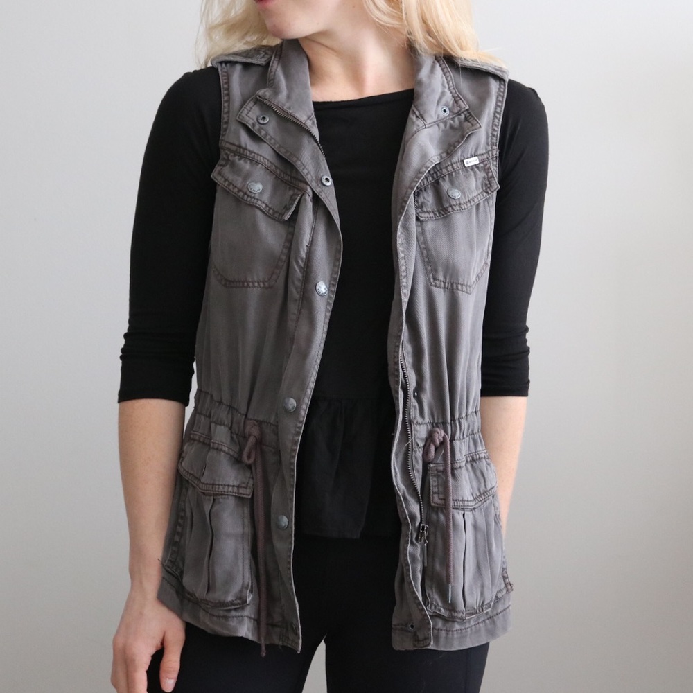 Gray Utility Vest